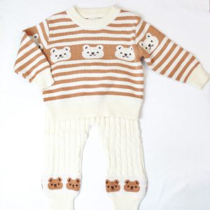 Conjunto de oso tejido